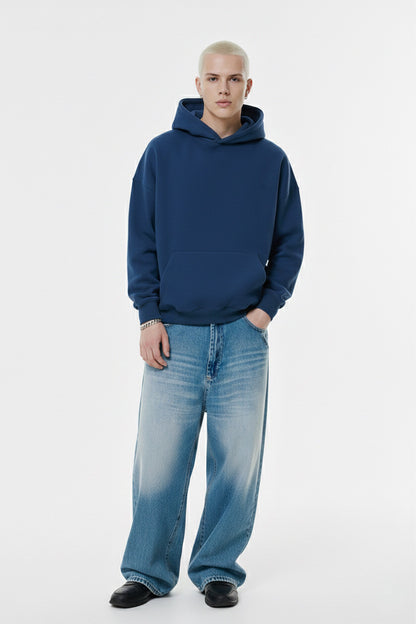 Yale Blue Basic Hoodie Unisex