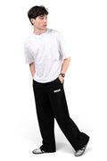 Black Sweatpants with pocket Unisex Loose Fit