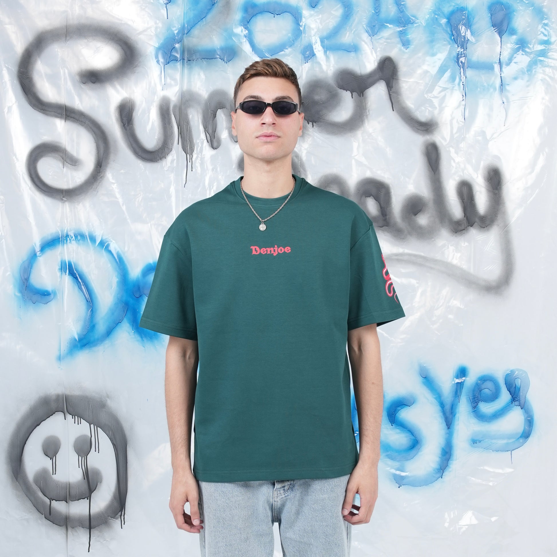 “Sometimes Dead is Better” Printed Oversized Tee - Denjoe