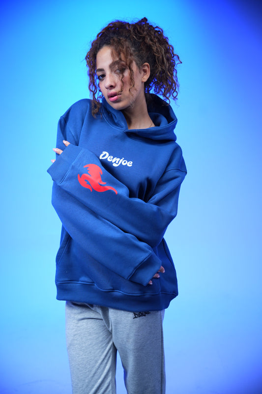 “Find what you love and let it kill you” Printed Oversized Hoodie - Denjoe