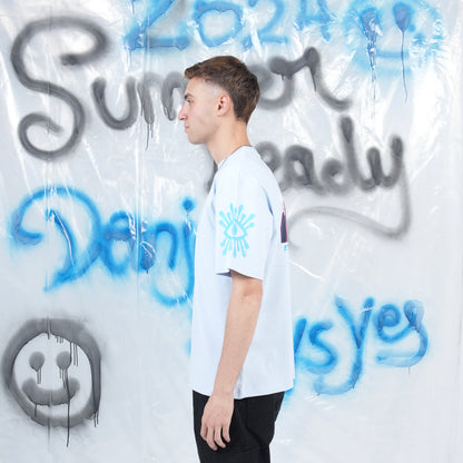 “Euphoria” Printed Oversized Tee - Denjoe