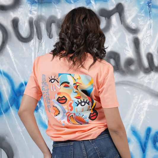 “All Eyes on us” Printed Regular Tee - Denjoe
