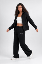 Black Full-Zip Track Jacket (Female)