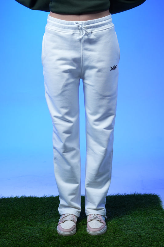 Unisex Plain Sweatpants white - Denjoe