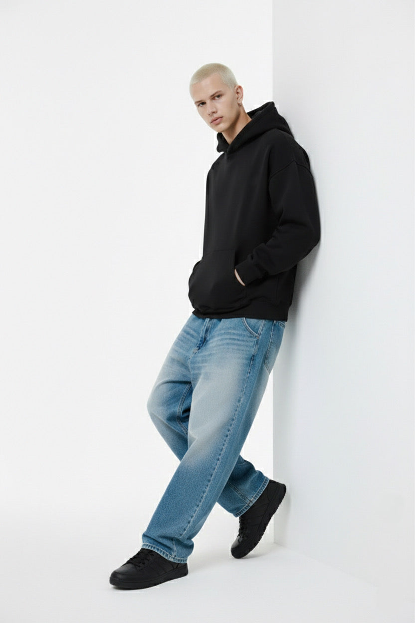 Black Basic Hoodie Unisex