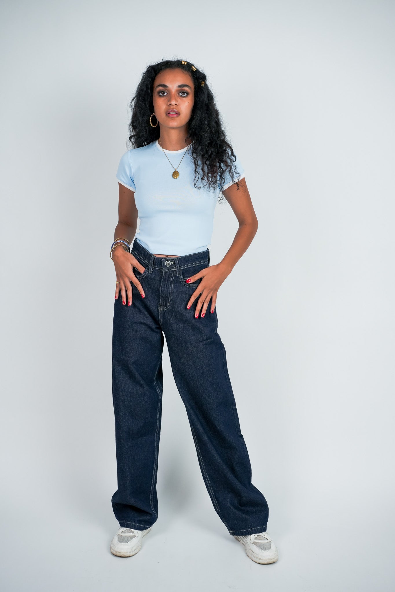 Relaxed Jeans Regular Waist - Dark Navy