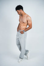 Relaxed Jeans Regular Waist - Light Grey