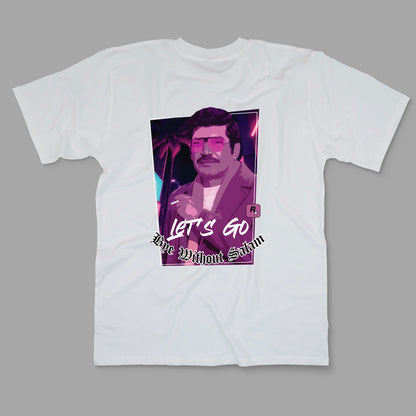 “BYE WITHOUT SALAM” Printed Regular Tee - Denjoe