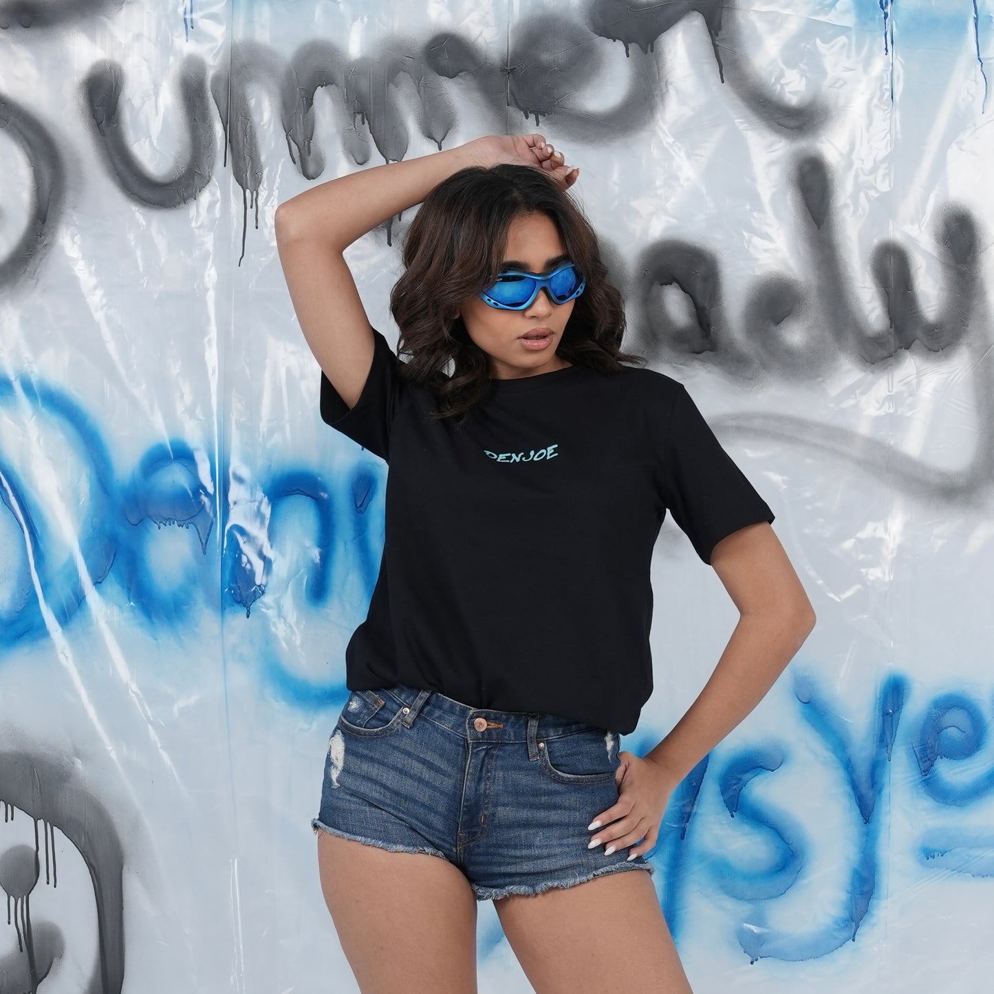 “Keep Pushing Forward” Printed Regular Tee - Denjoe