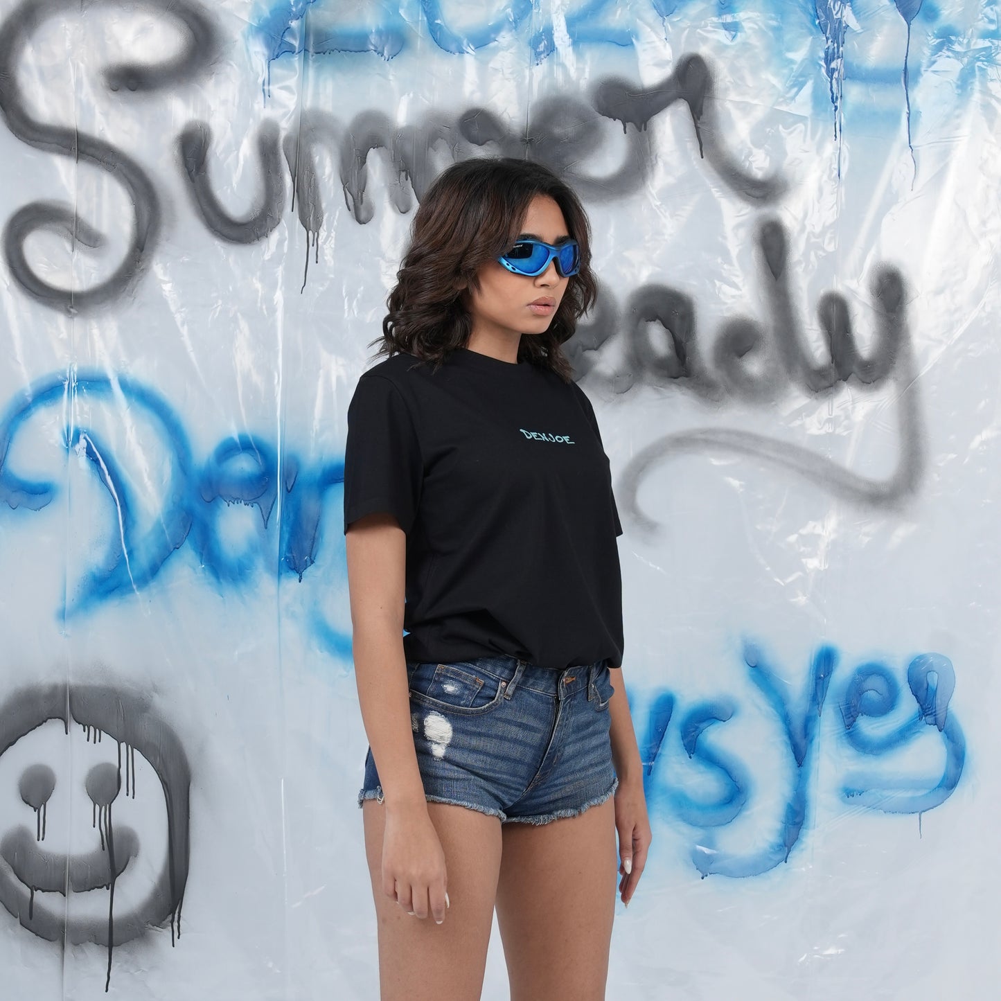 “Keep Pushing Forward” Printed Regular Tee - Denjoe