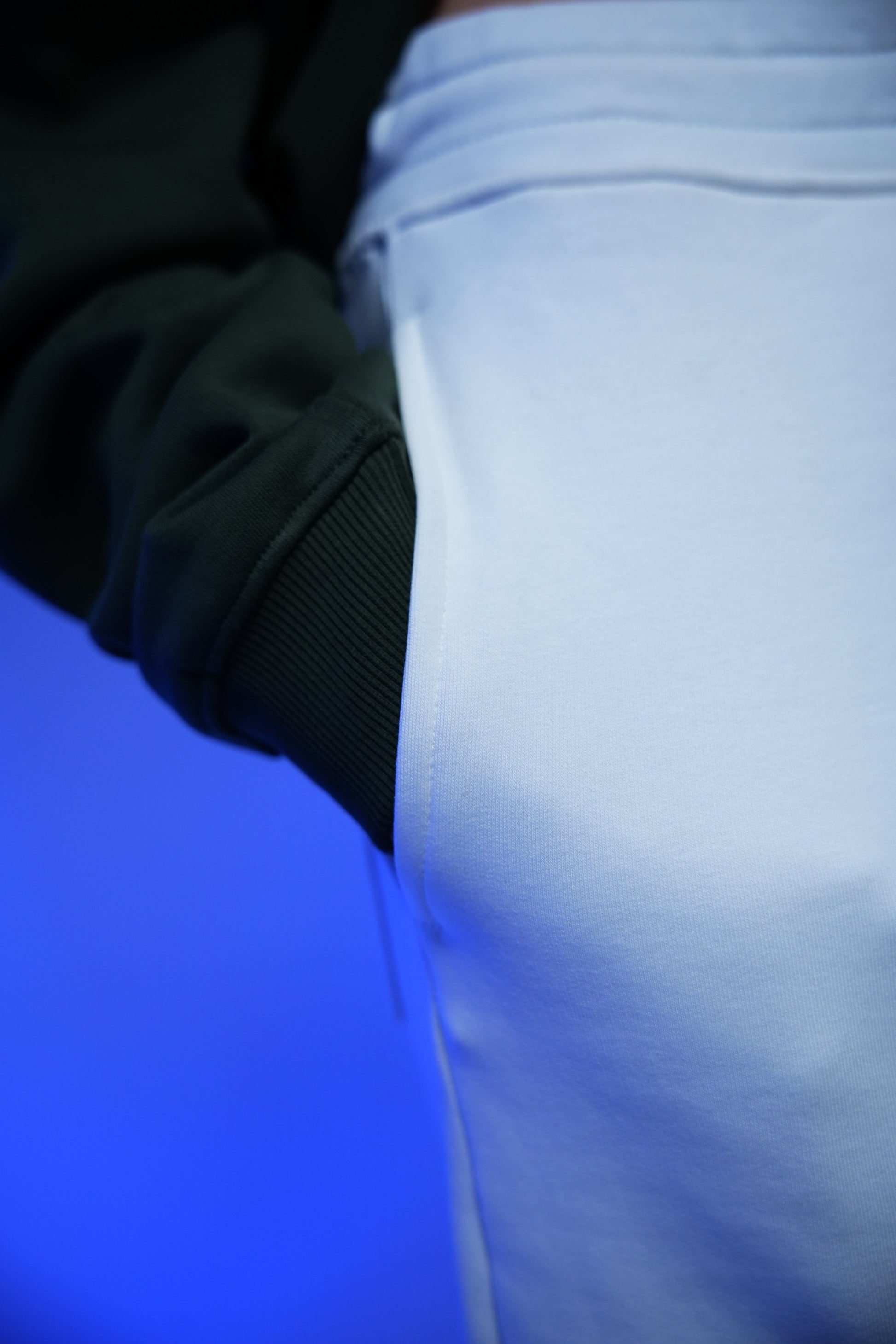 Unisex Plain Sweatpants white - Denjoe