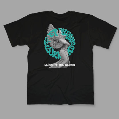 “Keep Pushing Forward” Printed Regular Tee - Denjoe