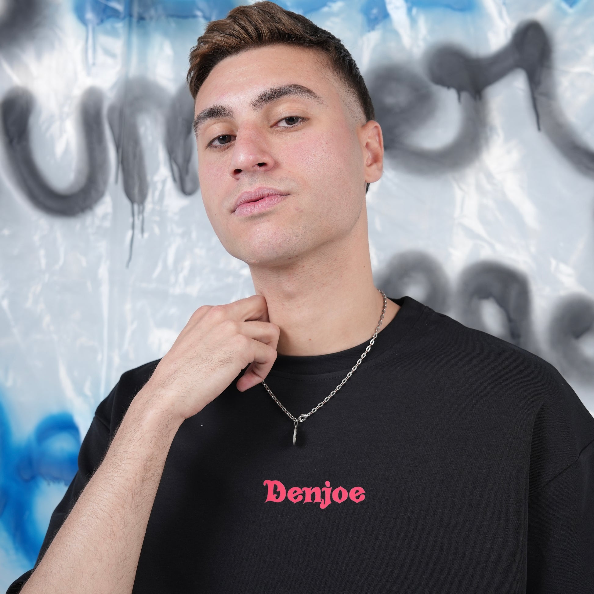 “LOVE WILL HAVE ITS SACRIFICES” Printed Oversized Tee - Denjoe