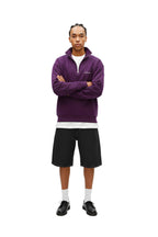 Dark Purple Quarter-zip Boxy Fit Unisex