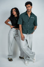 Relaxed Jeans Regular Waist - Light Grey