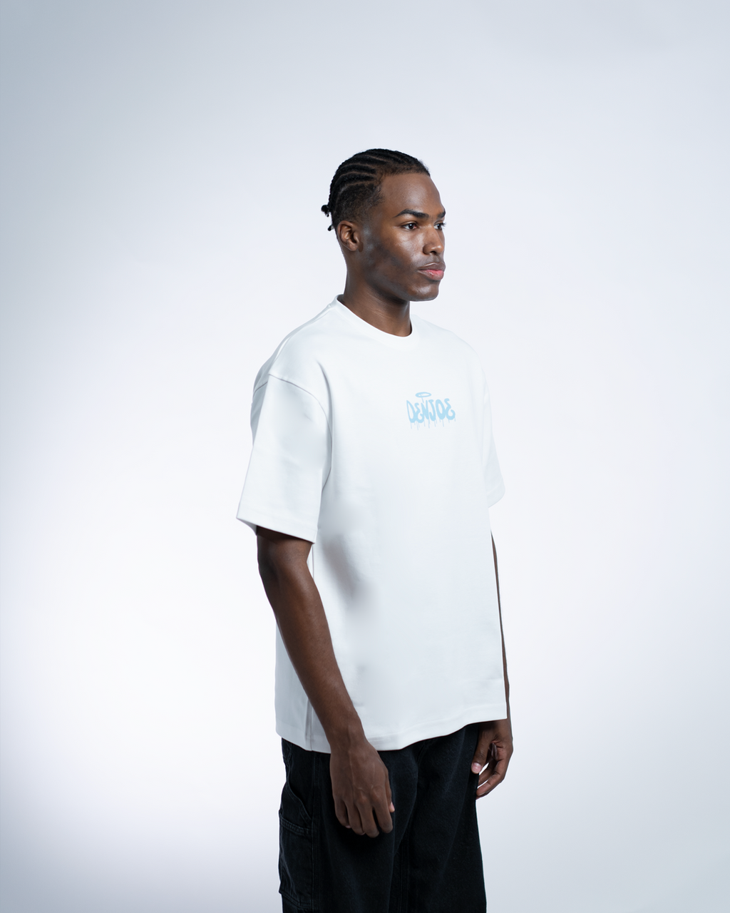 Innocent Angel OVERSIZED TEE - White
