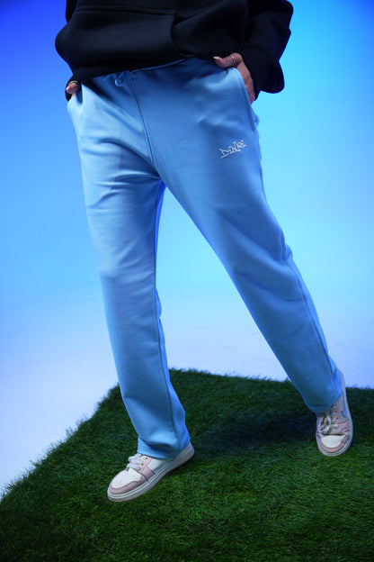 Unisex Plain Sweatpants BabyBlue - Denjoe