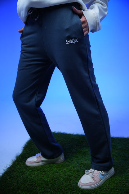 Unisex Plain Sweatpants Metal Gray - Denjoe