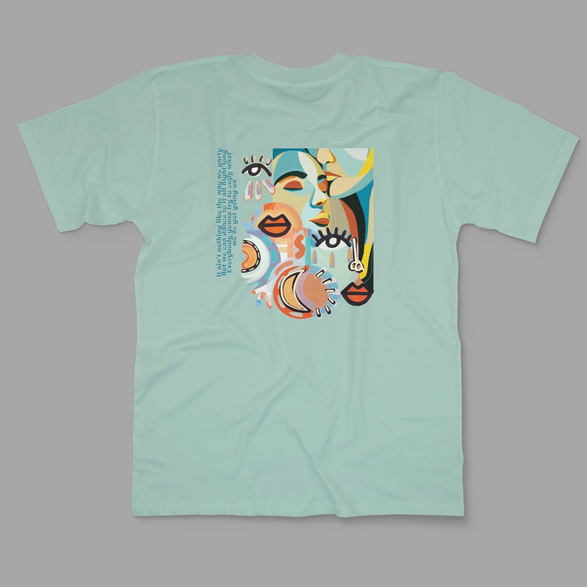 “All Eyes on us” Printed Regular Tee - Denjoe