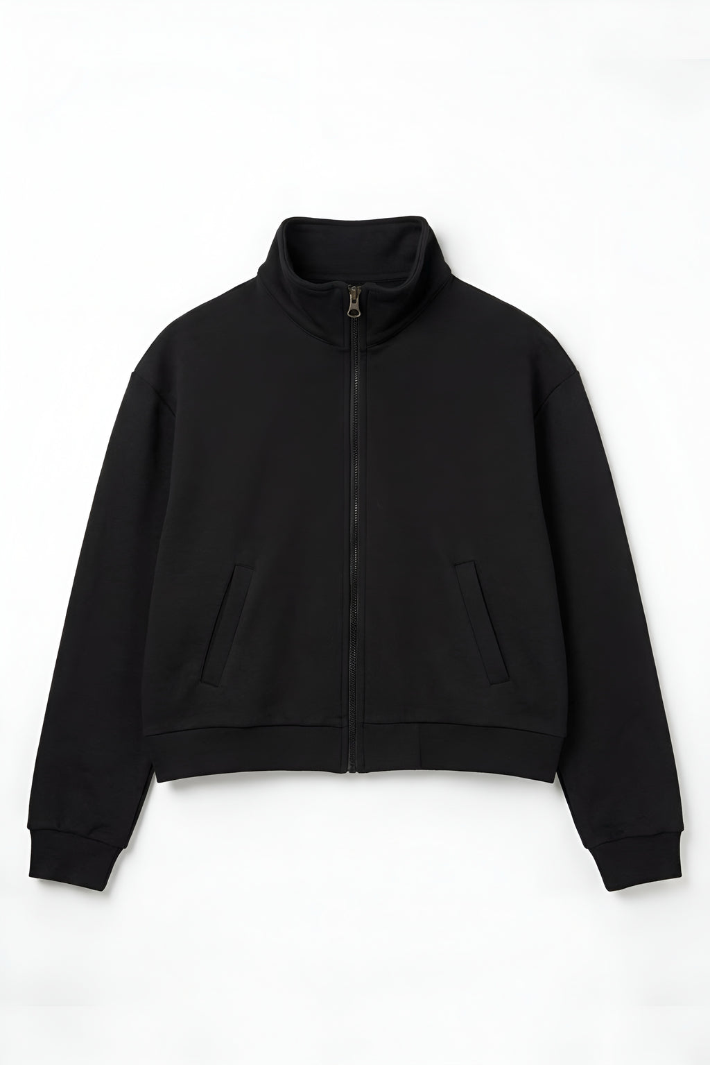 Black Full-Zip Track Jacket (Female)