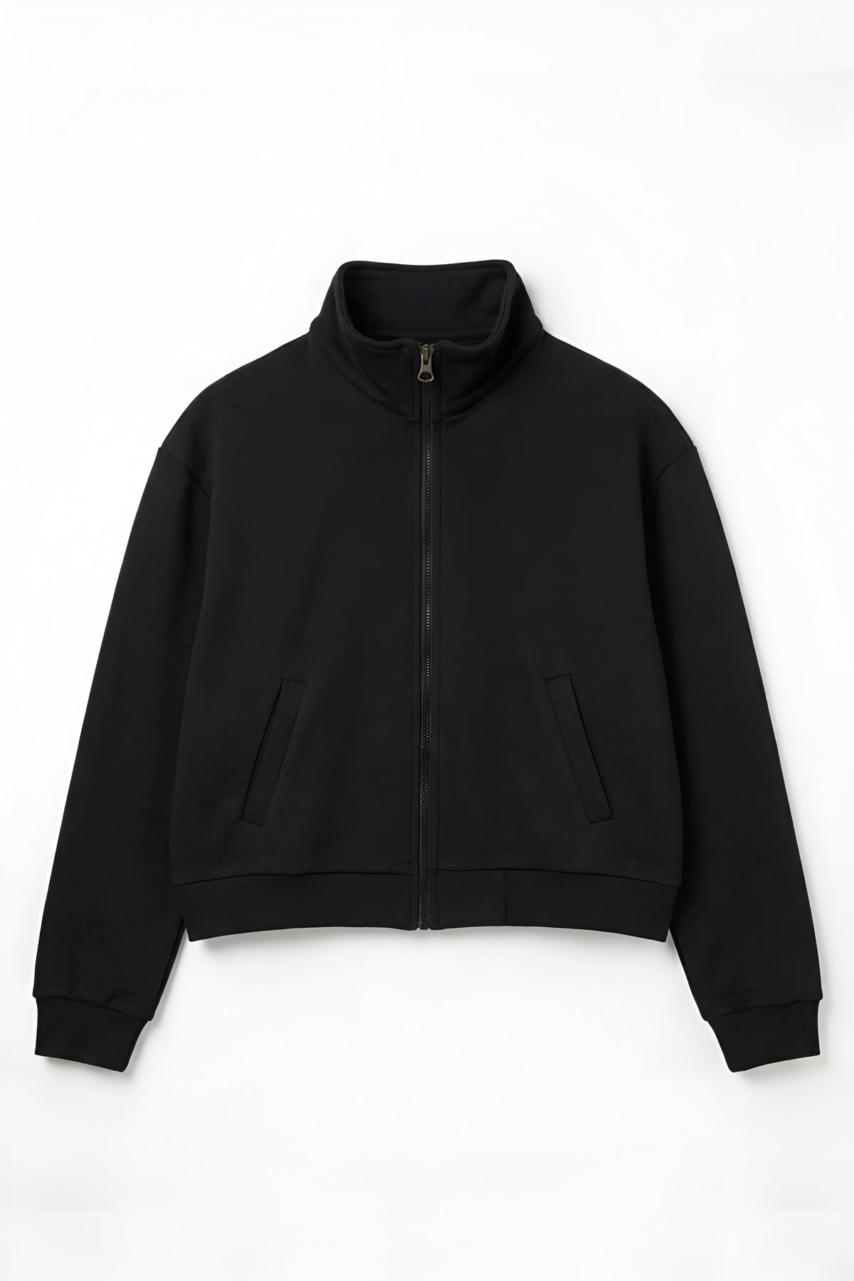 Black Full-Zip Track Jacket (Female)