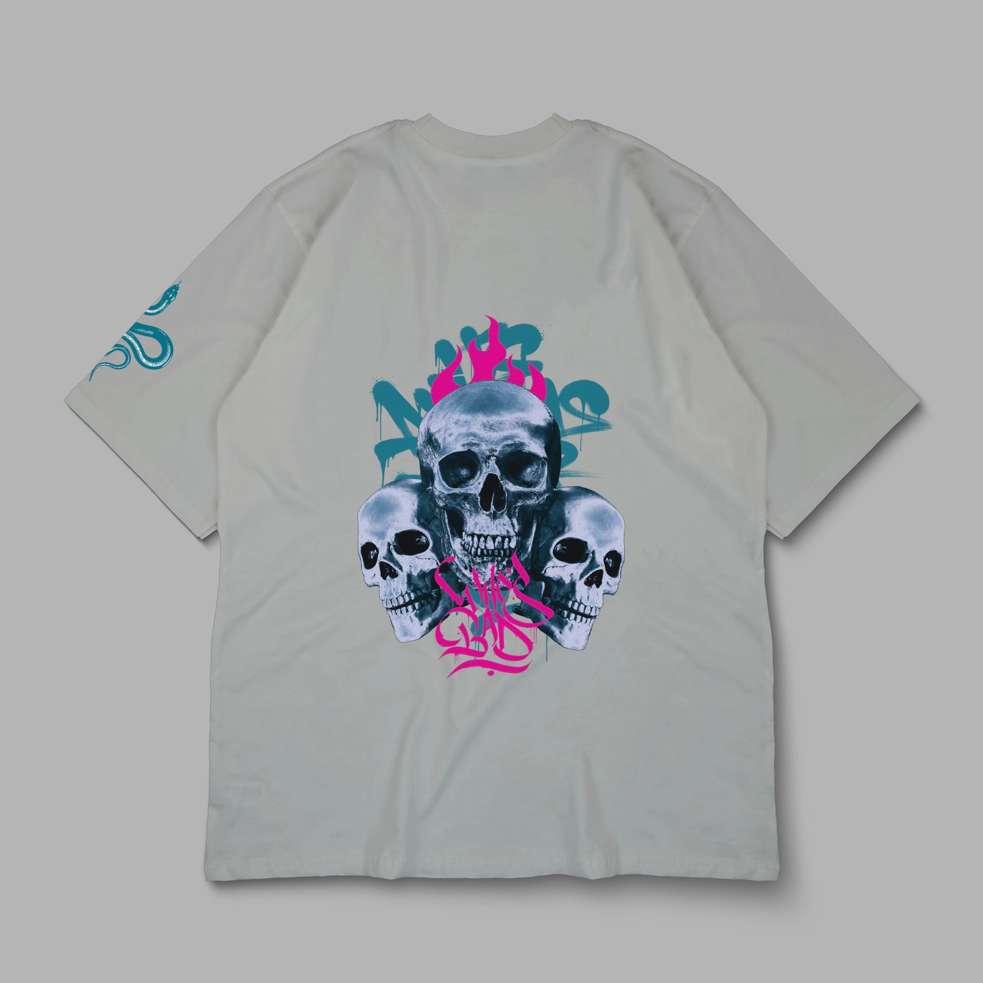 “WHO’S BAD” Printed Oversized Tee - Denjoe