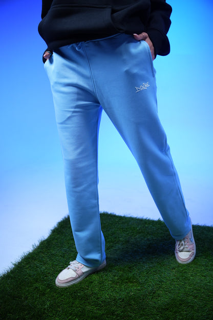 Unisex Plain Sweatpants BabyBlue - Denjoe