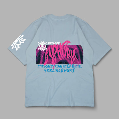 “Euphoria” Printed Oversized Tee - Denjoe
