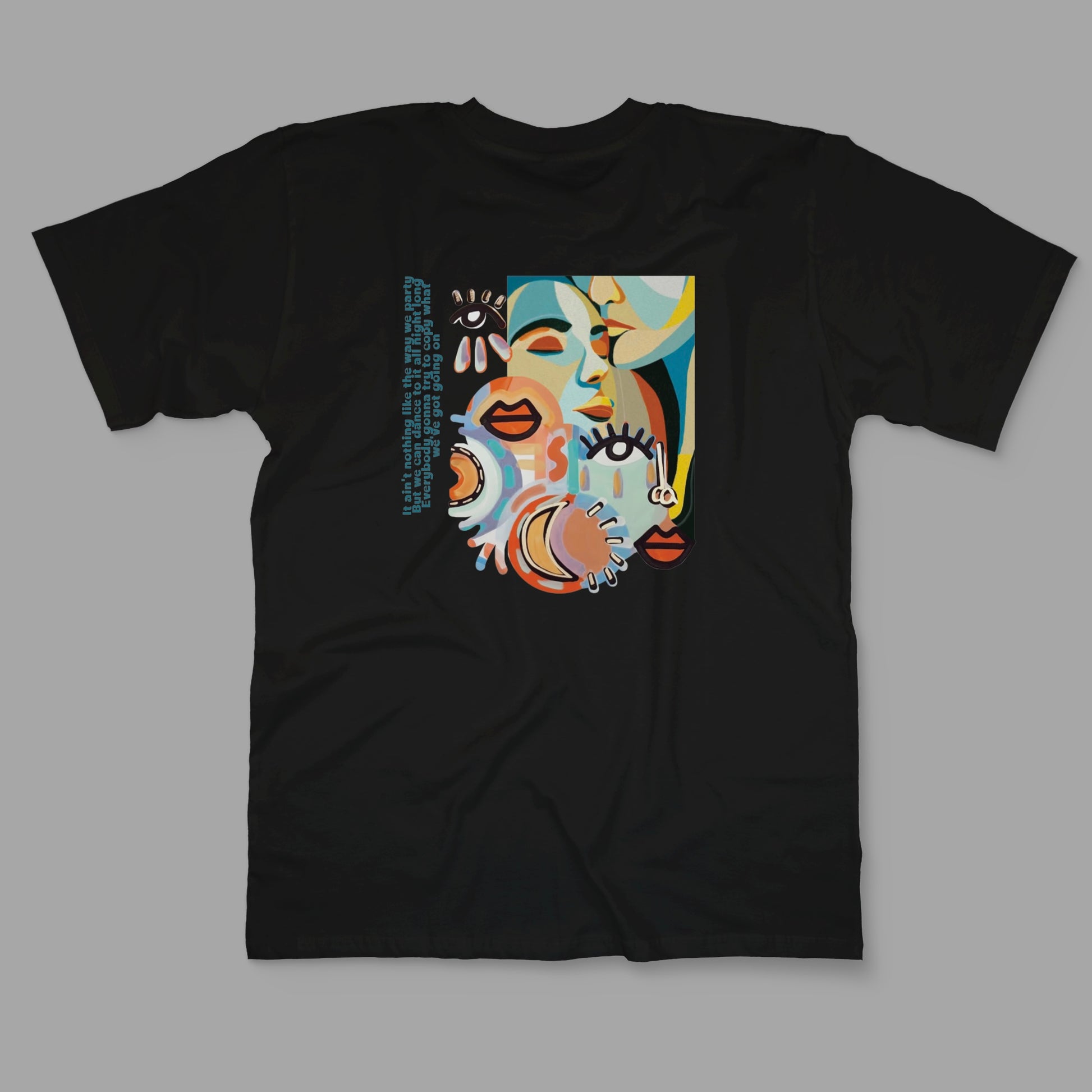 “All Eyes on us” Printed Regular Tee - Denjoe