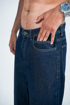 Relaxed Jeans Regular Waist - Dark Navy