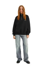 Black Quarter-zip Boxy Fit Unisex