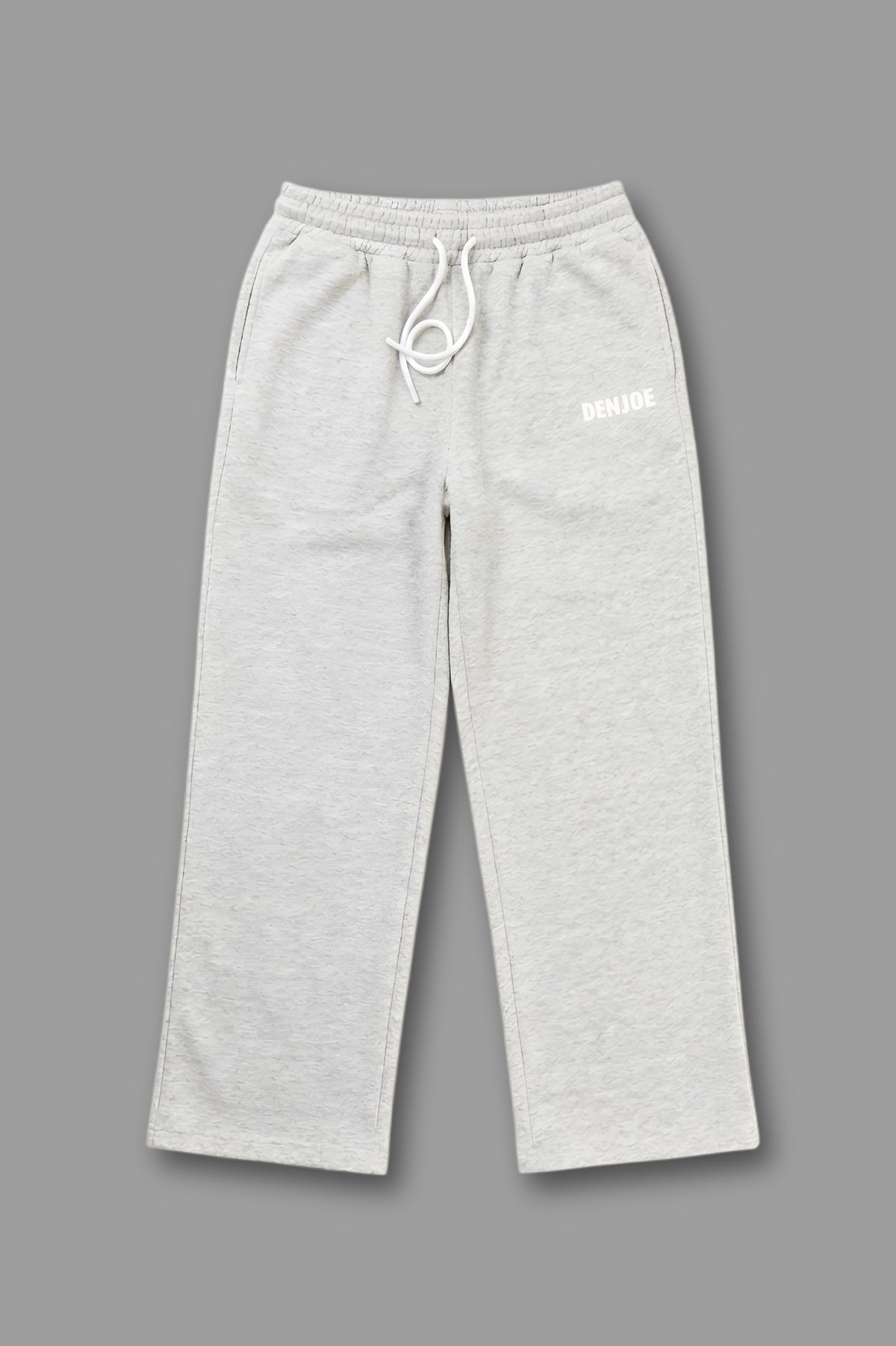 Light Grey Sweatpants Unisex Loose Fit