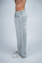 Relaxed Jeans Regular Waist - Light Grey