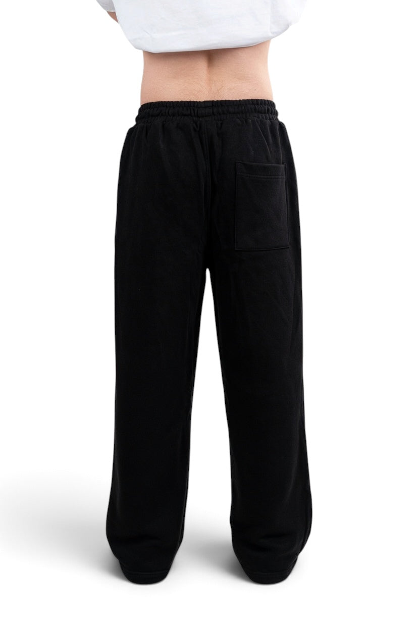 Black Sweatpants with pocket Unisex Loose Fit