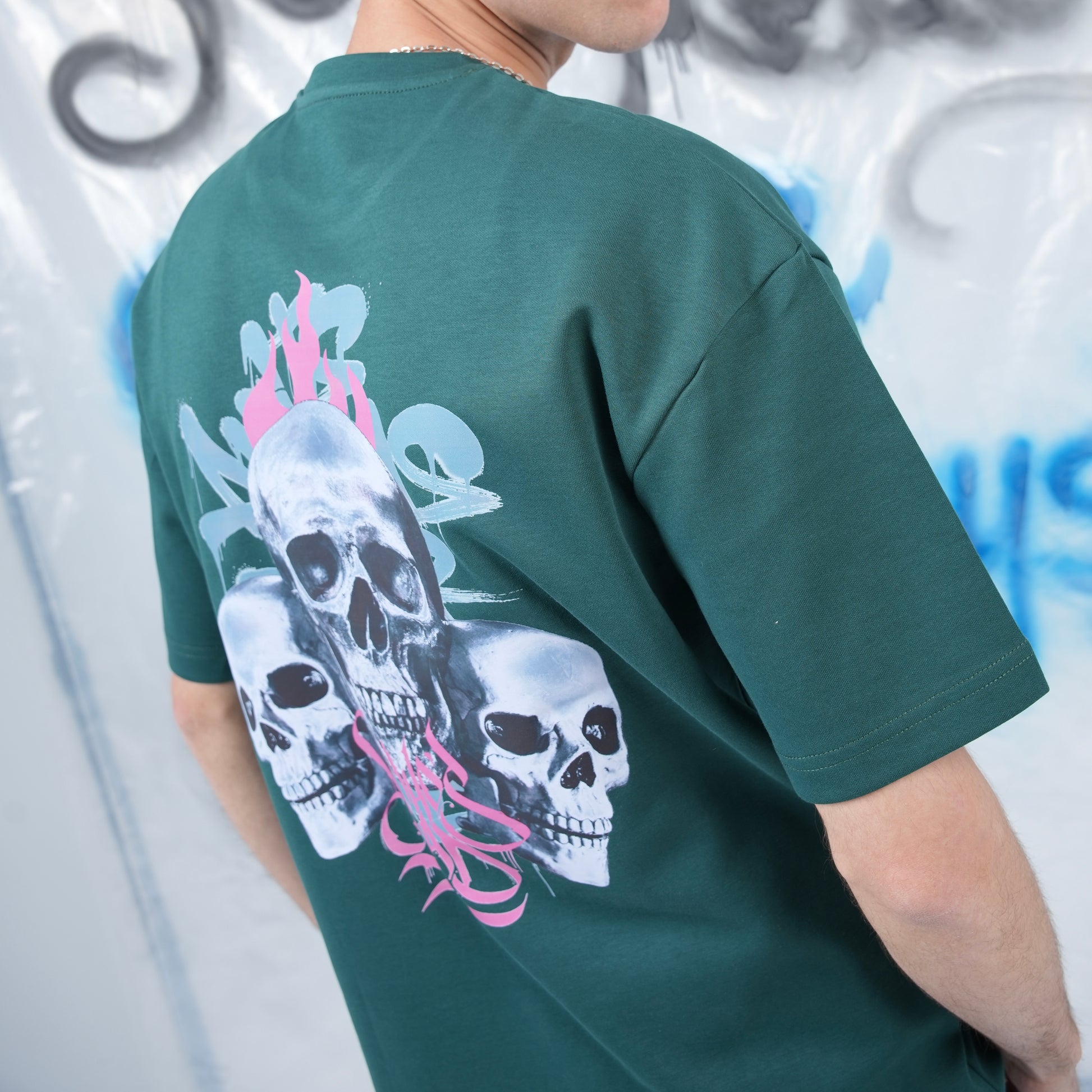 “WHO’S BAD” Printed Oversized Tee - Denjoe