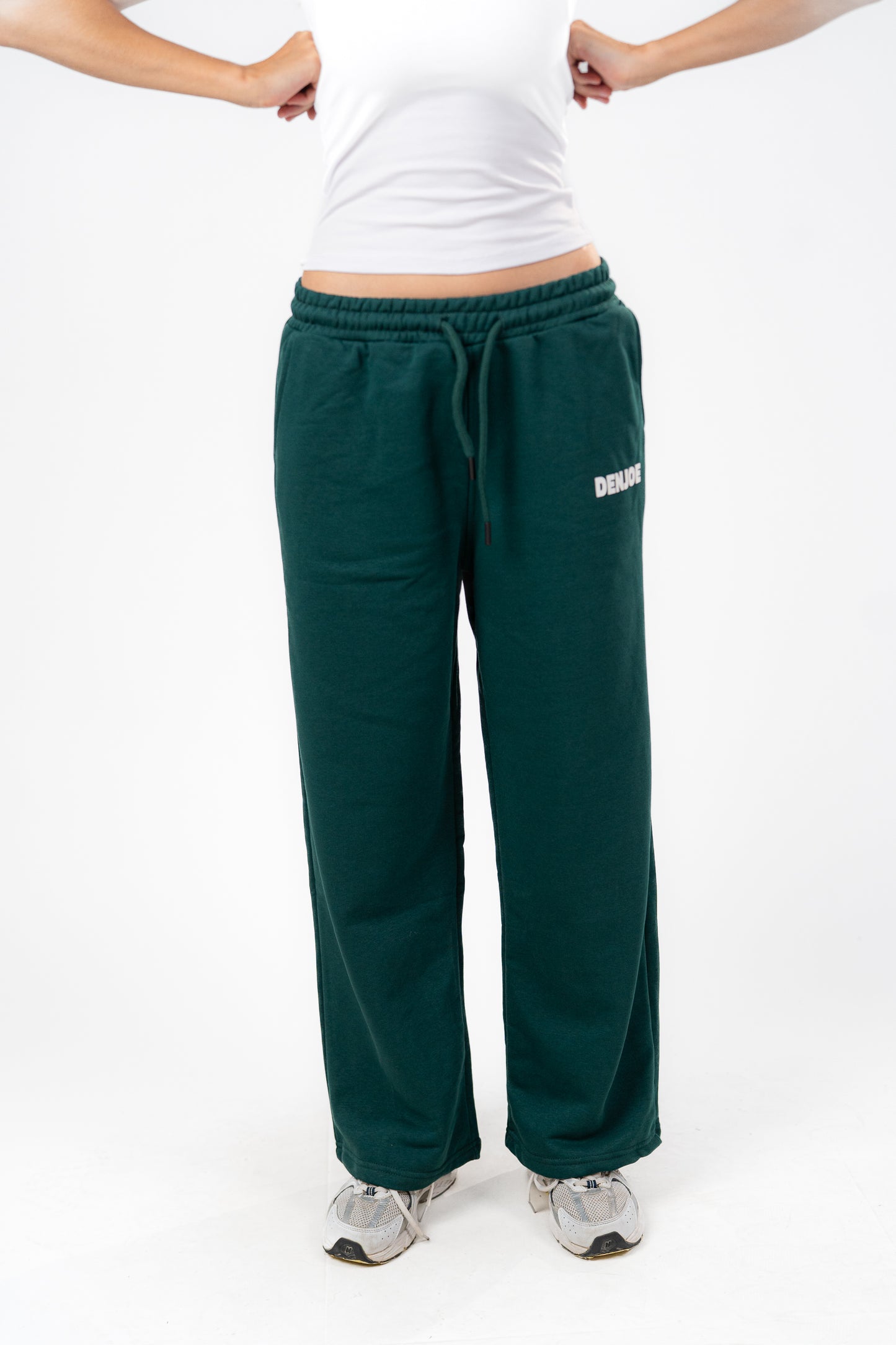 “Dark Green Sweatpants” Unisex Loose Fit