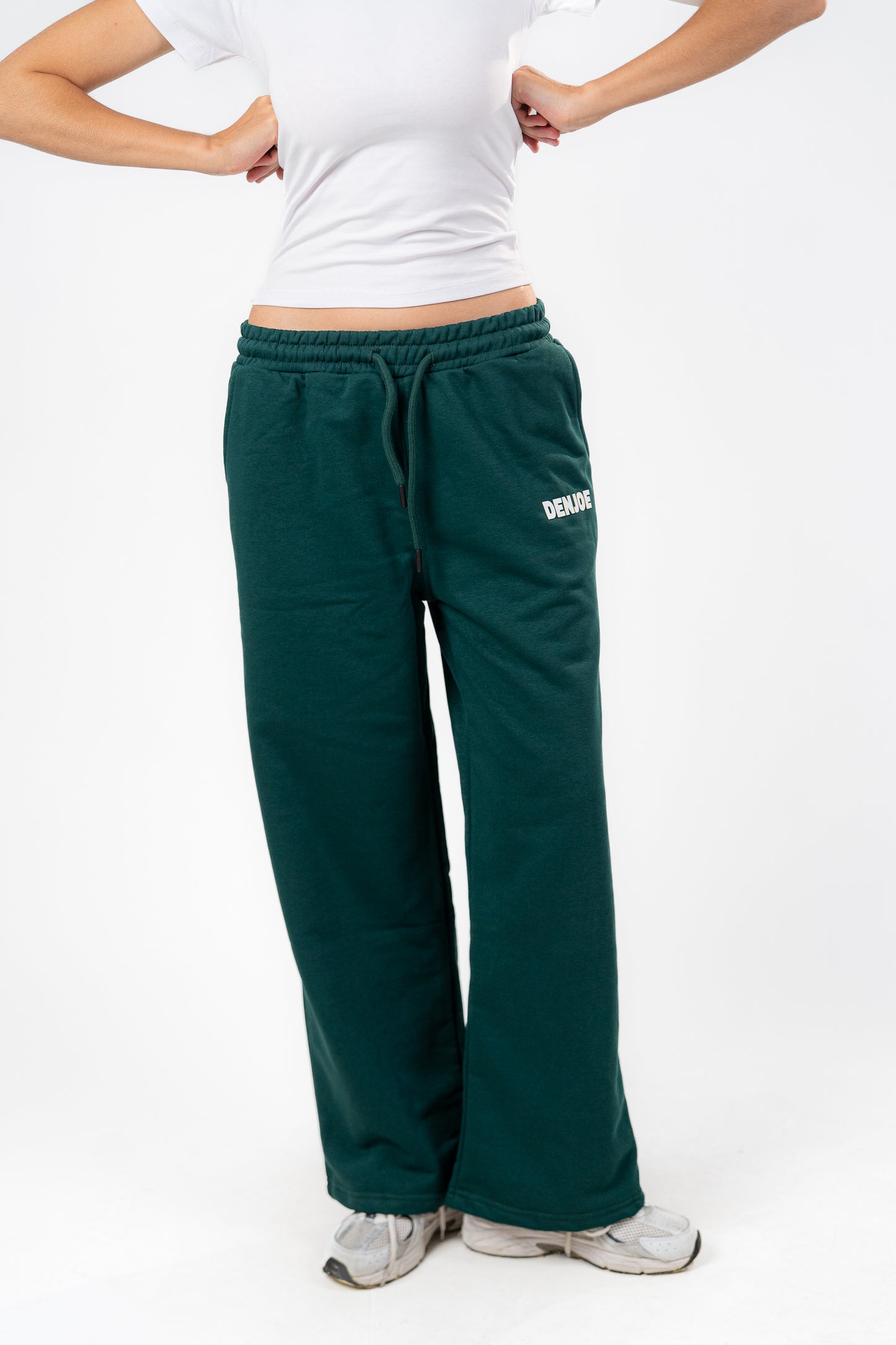“Dark Green Sweatpants” Unisex Loose Fit