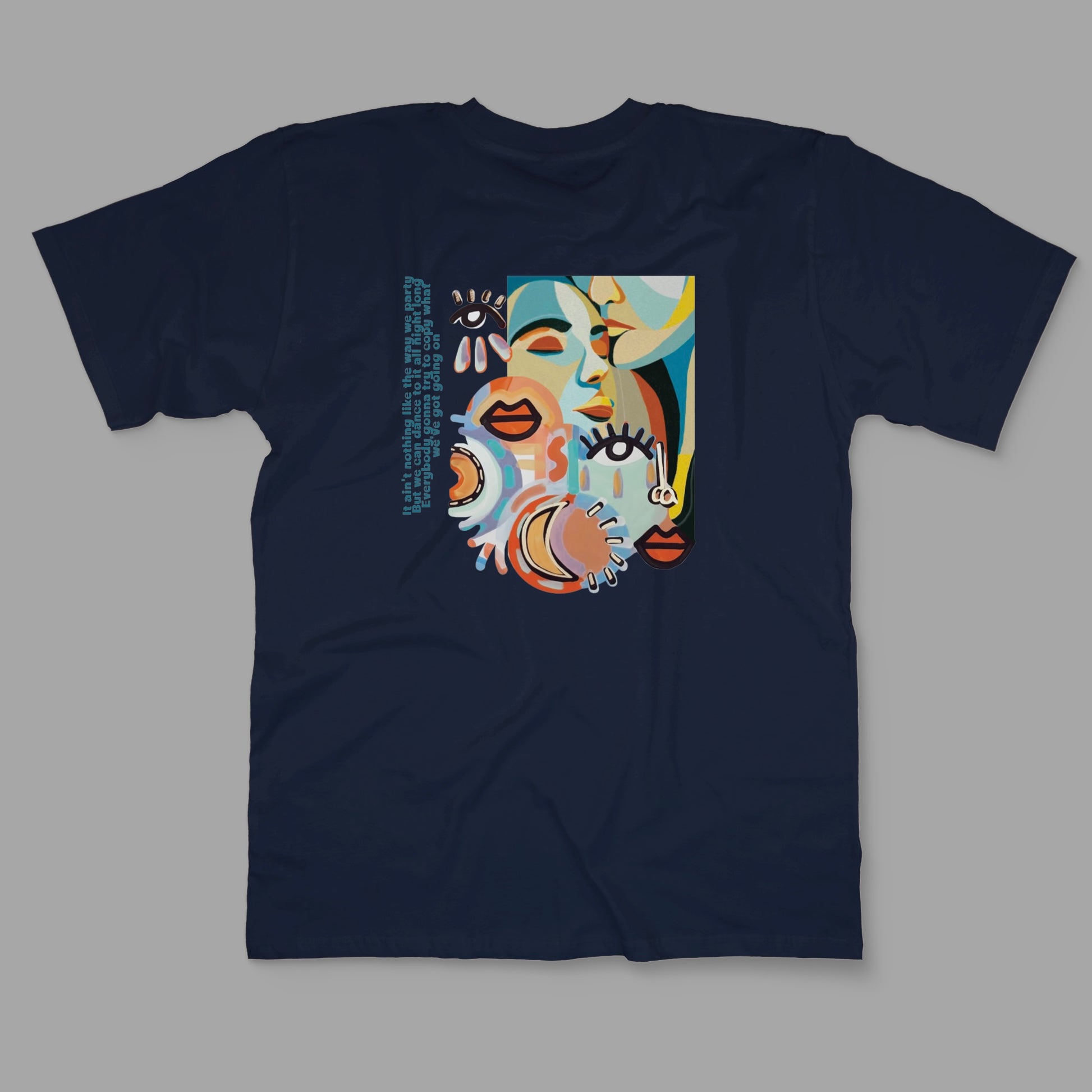 “All Eyes on us” Printed Regular Tee - Denjoe