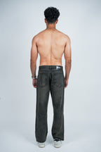 Relaxed Jeans Regular Waist - Washed Brown