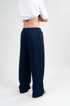Navy Sweatpants Unisex Loose Fit