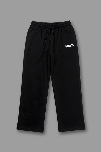 Black Sweatpants Unisex Loose Fit