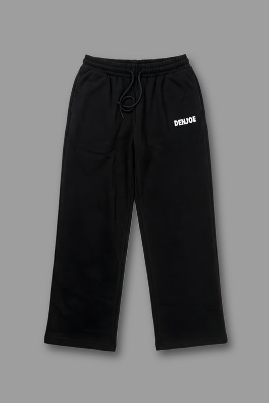 Black Sweatpants Unisex Loose Fit