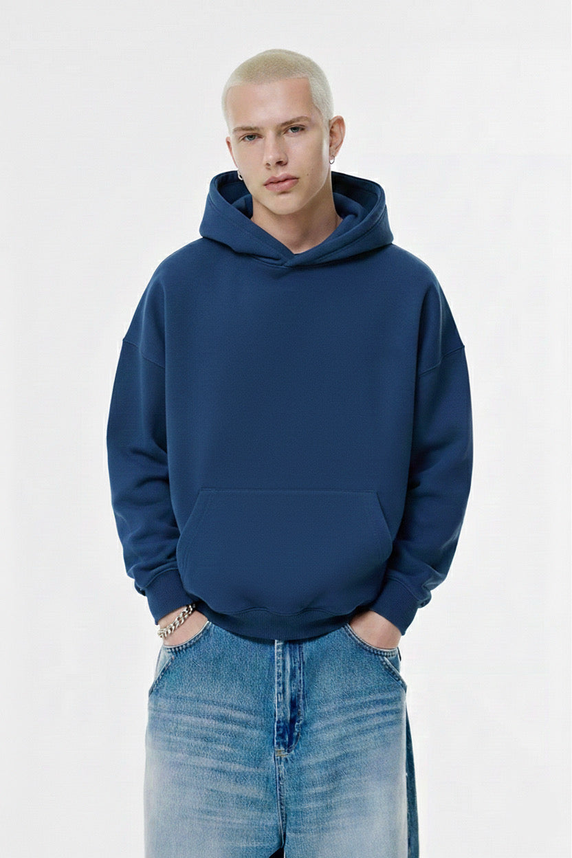 Yale Blue Basic Hoodie Unisex