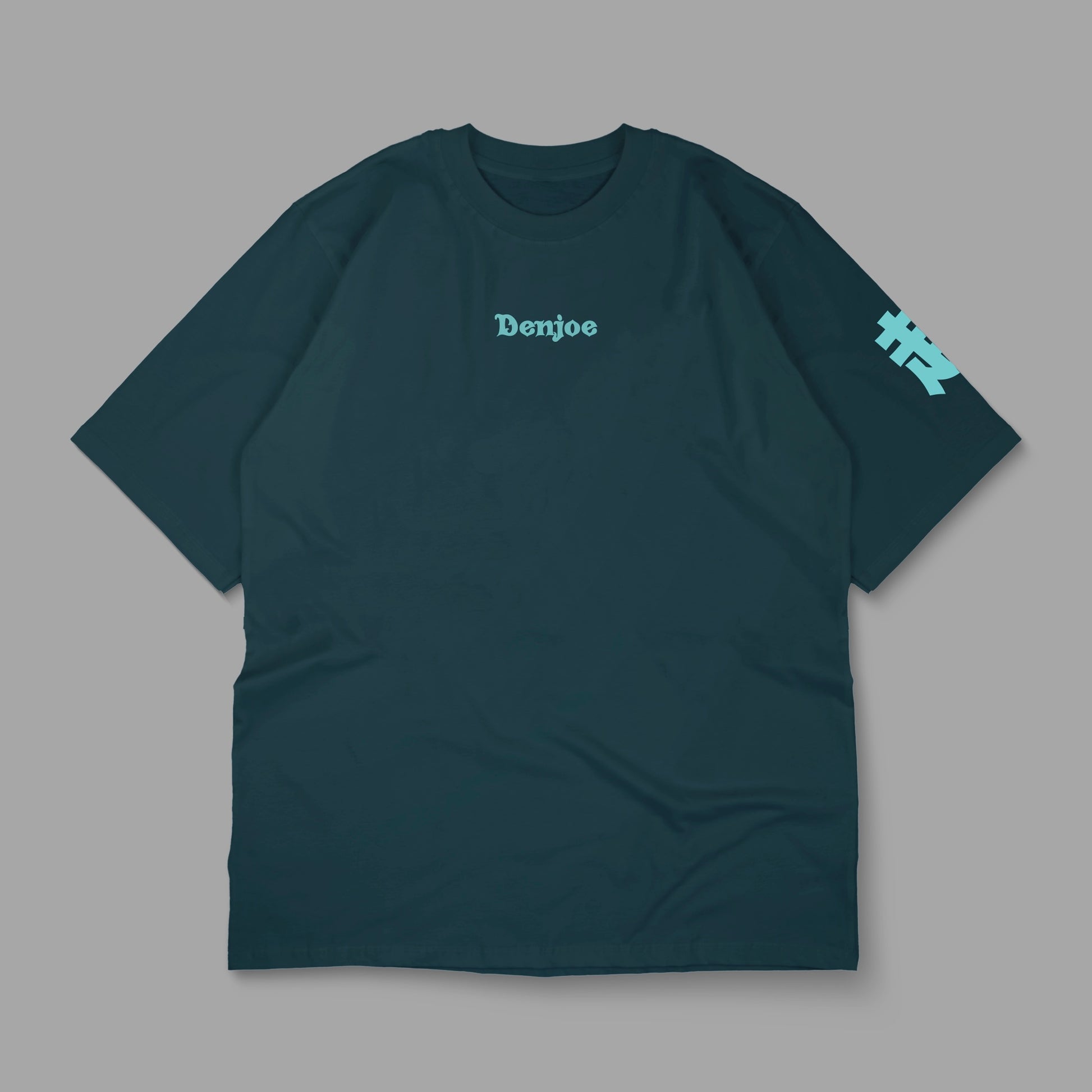 “fall seven times, stand up eight” Printed Oversized Tee - Denjoe