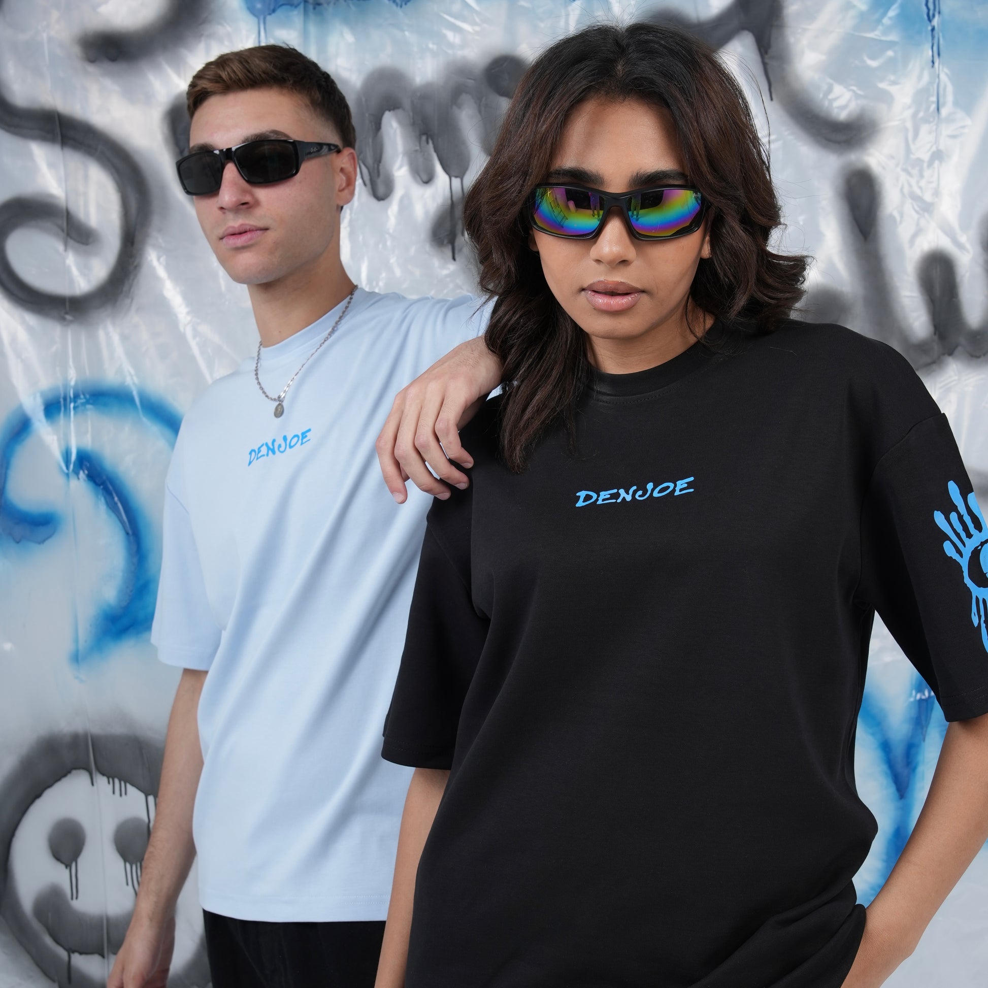 “Euphoria” Printed Oversized Tee - Denjoe