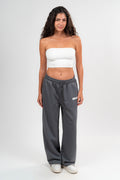 Dark Grey Sweatpants Unisex Loose Fit