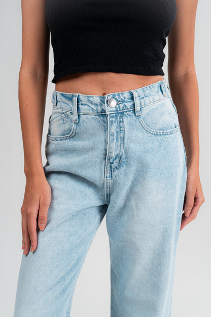 PALE INDIGO BAGGY JEANS UNISEX