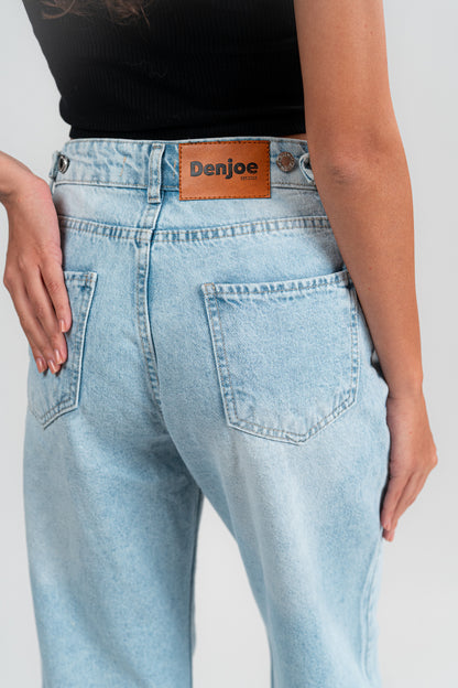 PALE INDIGO BAGGY JEANS UNISEX