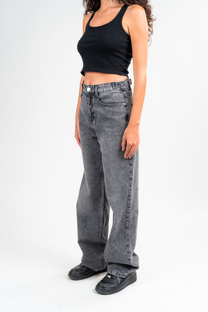 DARK GREY BAGGY JEANS UNISEX