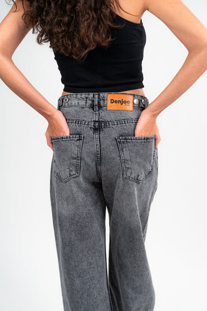 DARK GREY BAGGY JEANS UNISEX